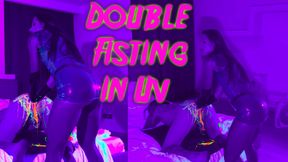 Double Anal **** in UV ft Mistress Lady Annabelle