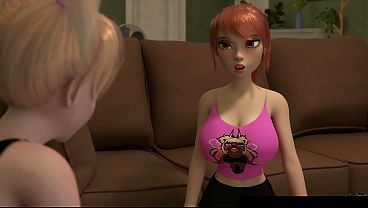 Sexsona 3 - Tiddy Boobs - Futanari Best Friends Yuna and Mikimi Discuss Their Plan To Get SUPER LAID!!!