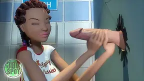 Ebony Cheergirl Seduces Tutor with Hung Student in Steamy Study Room