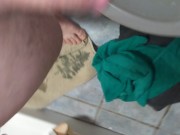Teen boy pissing