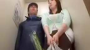 Elevator Sex Fantasies Come True With Girl 18+ Fucked Inside