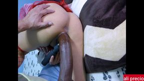 Dredd's Giant Cock Fucked and Hurt My Tight Pussy.he Couldn't Get It All in.