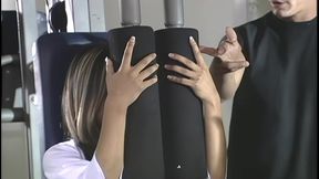 Petite Asian Lucy Fucks In The Gym