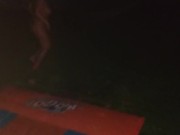 Cheating neighbors wife on slip and slide naked after party for 4th of july