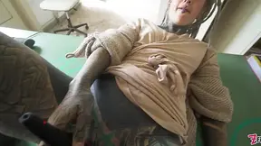 Tattooed girlfriend gets erect anal smash in abandoned building