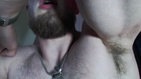 Worshipping and Licking Hairy Armpits