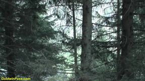 Threesome outdoor action with german girls