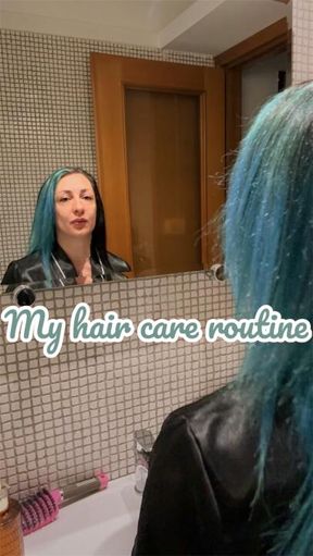 My hair care routine