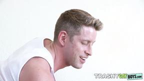 ”Tall hunk Johnny Ford barebacked & rimmed by Dylan Hayes”