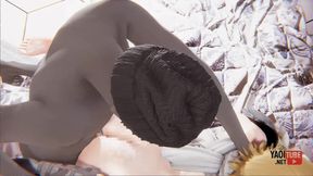 Zelda Yaoi - Link Femboy Fucked by a Black Boy