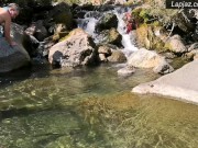 Solo Male Waterfall Wading & Wanking Nature - Lapjaz.com Ecosexual Ecoporn