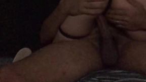 Hot blonde wife gets fucked against the wall and rides hard