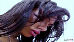 Stranger Guy with Extremely Hairy Ass Fucked by Latina Tranny Sharon