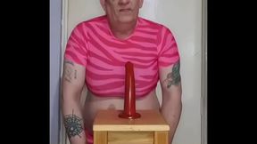 Crossdressing Sissy Gets Ass–To–Mouth From Hungry Guy – Real HomemadeGay Porn