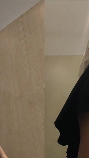 Captivating moment from &quot;Big Tits in the Changing Room - Watch Me Try On Sexy See-Through Outfits&quot;