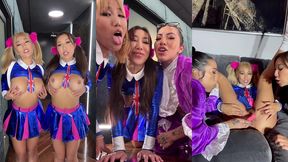 lesbian powers has groovy cosplay hookup with hot asians-ndt056