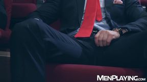 Suited Denis Vega dominates Ivan Gregory in Cine X classic