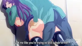 College Chick Craves Public Anal in Hentai [Subtitled]