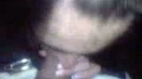 Naughty and dirty Serbian club chick giving head in the dark