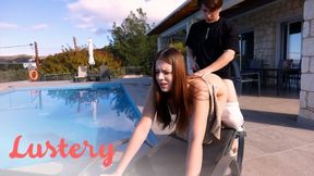 Cute Russian Amateurs Fucking By A Pool - Lustery