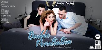 Julia North just loves a double penetration