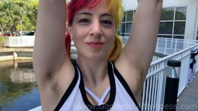 Worship My hairy armpits one last time!