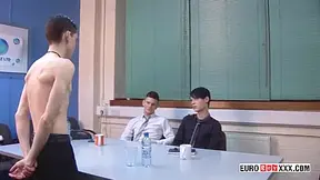 Skye Romeo, Aaron Aurora And Shaun Mann In Bareback Business Twink Threeway Fuck