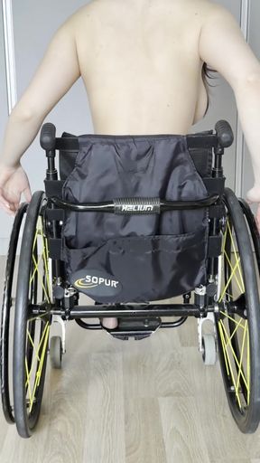 Wheelchair bound woman