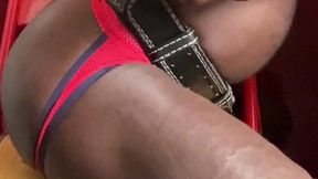 big black muscle butt 2 sex toying prostate massage orgasm