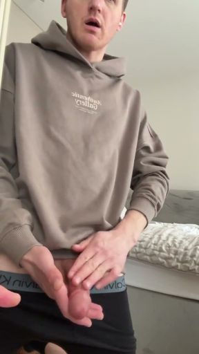 Masturbation with a Huge Dick in Front of a Mirror - Copious Ejaculation on Glass