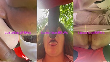 Luxuriousbbws - Pawg BBW FUCKS BIG BLACK BBC ON THE TRAIL
