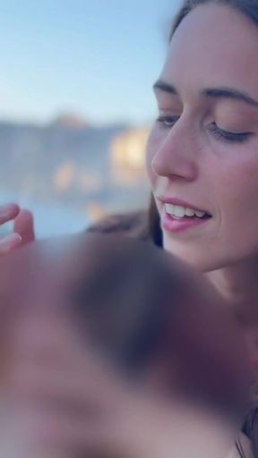 Captivating moment from &quot;This Spanish girl jerks you off until you in a crystal cup&quot;