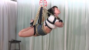 Suspension in blouse and skirt