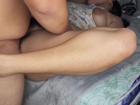 Small cock cums inside my vagina