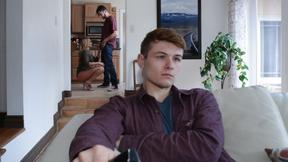 ”Risky fuck with big boobed MILF in the kitchen”