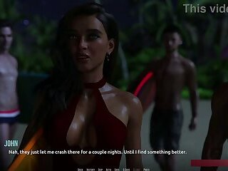 Dominos Beach 6 - John's First Night Surfing & Zoe Cave Hookup