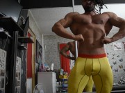 ripped as fuck stip flex hard show off jerk and cum all over