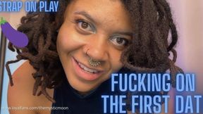 Fucking on the first Date Strap ON POV