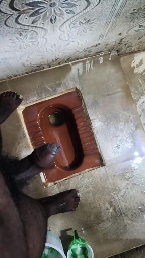 hand job bathroom   Clip 1