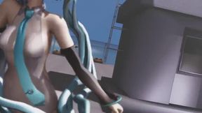 【MMD】Criminal Miku v2 - Cake by the Ocean【R-18】