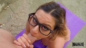 Teen’s Stranded Play Ignites Wild Sensual Outdoor Heat