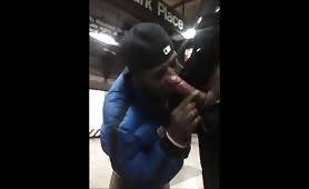 Homeless having a good time in a subway station