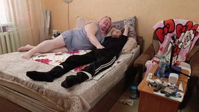 Neighbor Gives Me a Deep Blowjob and Eats Cum