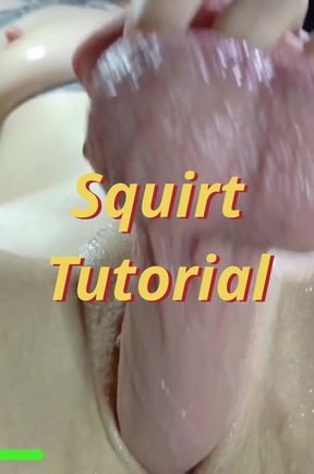 Squirt-loving girlfriend teaches you how to make her squirt