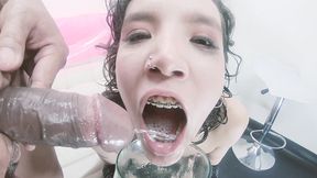 piss in the mouth, anal fucked , ball deep, girl braces and skinny teen atp