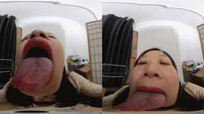 3DVR180 Martina VORE Dirty feet POV Squashed dwarf