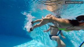 Polina sucks his soul out underwater