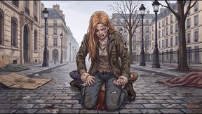 Paris Street Catfight – Dirty Facesitting Wrestling on the Cobblestones | SD
