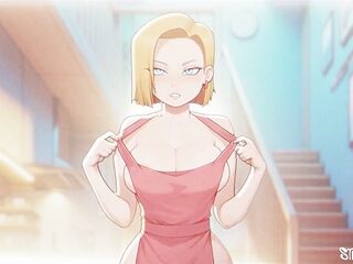 Gears unfathomable Android eighteen animation