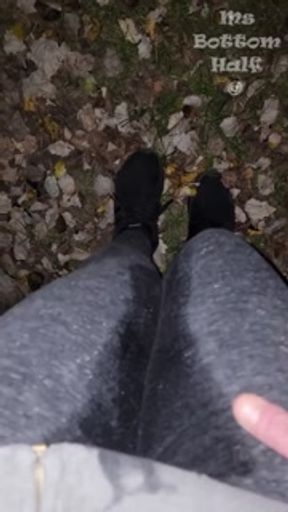 I peed my pants walking home.